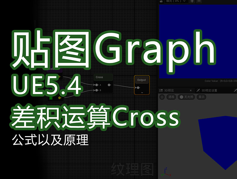 UE5.4新功能textureGrap_数学Cross差积运算x.jpg