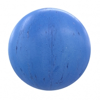 蓝色油漆木头2——高清PBR五张图